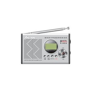 安键收音机A-202 两波段数码显示钟控收音机