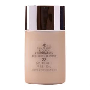 Za姬芮 美肌无瑕粉底液SPF18pPA++30ML(22自然色偏黄肌)