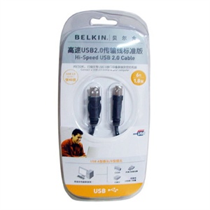 【当当自营】贝尔金（BELKIN） 高速传输线标准版(1.8米)USB2.0 F3U133vzh06
