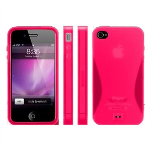 【当当销售配送】Maclove Sunrise iPhone4 TPU保护套 红色（最新款上市 超强保护 时尚色彩）
