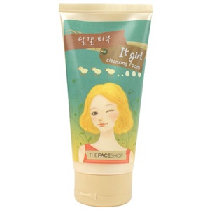 The face shop 菲诗小铺可爱女孩蛋黄泡沫洁面膏 150g