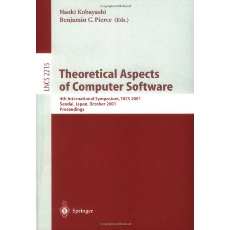 【英文原版LNCS-2215: Theoretical aspects o
