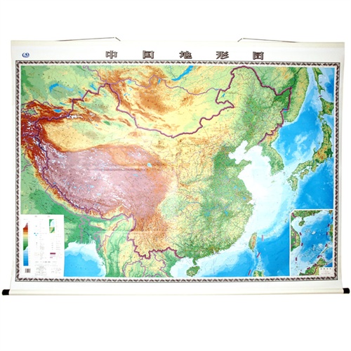 中国地形图