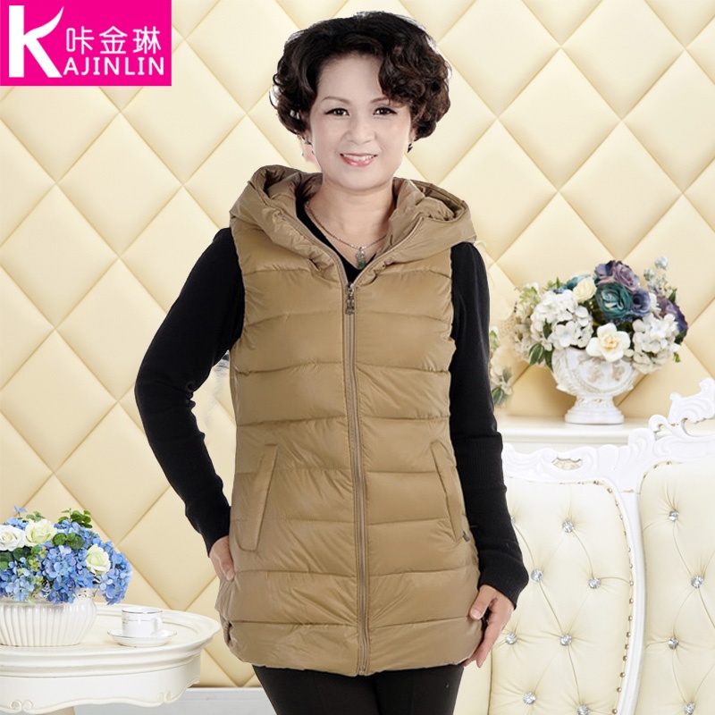 【咔金琳 <em>中老年妈妈</em>时尚休闲<em>马甲春秋</em>外套冬