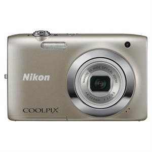 【当当自营】 Nikon尼康 COOLPIX S2600 便携数码相机 银色（1400万像素 2.7寸屏 5倍光变）