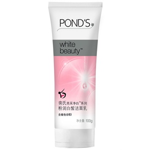 Ponds 旁氏 亮采净白粉润白皙洁面乳100g