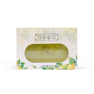 百草童话 柠檬美白手工精油皂80g