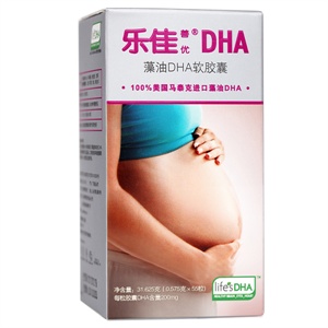 乐佳善优TM藻油DHA软胶囊（0.575g×55粒）孕产妇型