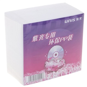 【当当自营】Unis 紫光 专用环保pp袋 100个/包 双面装 可同时存放200张光盘