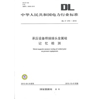 DL/T 370—2010 承压设备焊接接头金属磁记忆检测