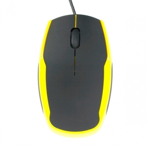 【当当销售配送】UNIS紫光 3D光电鼠标 极品飞车F1(USB)黄色