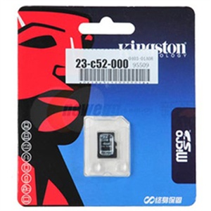 [当当销售配送]金士顿(kingston) 4G TF手机存储卡送读卡器（MicroSD）