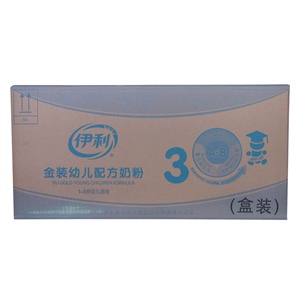 伊利金装幼儿配方奶粉(1-3岁)400g*12盒/箱装