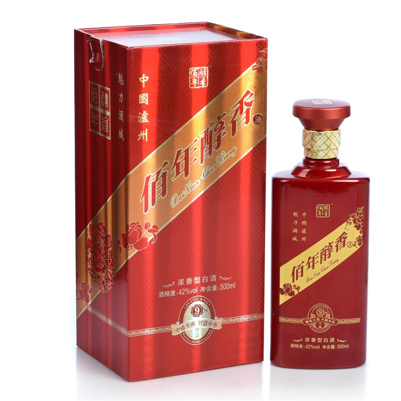 【泸州老窖 佰年醇香9N 500ml 42度白酒图片】
