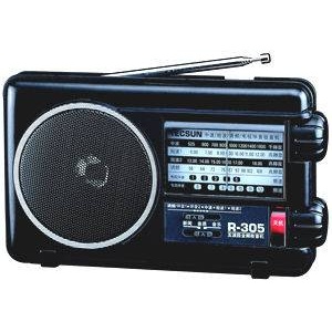 德生收音机R305 调频/中波/短波/电视伴音全频收音机