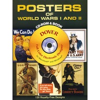 Posters of World Wars I and II CD-ROM and Book 两次世界大战的海报宣传画（书和光盘）
