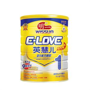 wissun 明一 英慧儿1段婴儿配方奶粉 900g 听装