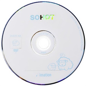【当当销售配送】IMATION 怡敏信 DVD-R 16X 4.7GB SOHOT系列 绵羊 10片桶装 刻录盘