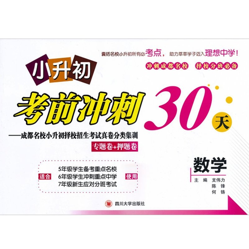 小升初考前冲刺30天