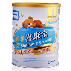 雅培金装智护喜康宝婴儿配方奶粉400g/听