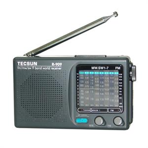 [当当自营]德生 超薄型9波段收音机 R-909