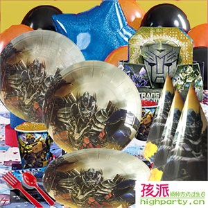 生日用品/生日聚会用品/生日派对用品/礼品变形金刚6人高级套装