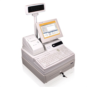 【商城正品】中崎 ZQ-PST700 商用POS设备 超市 专卖店 收款