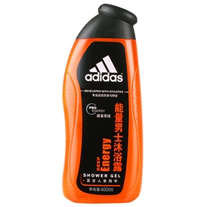 Adidas阿迪达斯 男士活力沐浴露-能量400ml