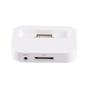 【当当自营】 hamimelon 哈密瓜 苹果 iphone4/4S ipod 通用 充电手机座 手机架 白色