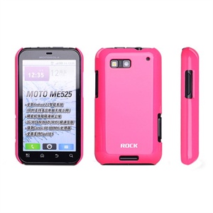 【当当自营】 ROCK洛克 MOTO摩托罗拉 ME525/MB525+ 裸壳 轻彩系列 (玫瑰红色超薄)