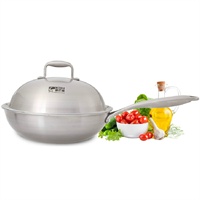 康巴赫 五层医用不锈钢无油烟物理不粘锅30C