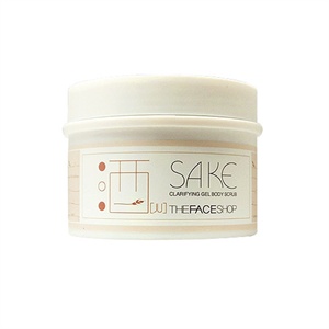 The face shop菲诗小铺清酒清洁磨砂啫喱