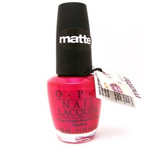 OPI 指甲油 MATTE系列亚光新色经典玫红 NMA20 15ml