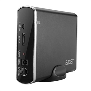 【当当销售配送】忆捷 3.5寸 1TB 移动硬盘 H100A H100升级、双接口版