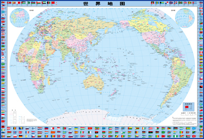 学生工具地图(中国地理+世界地理)(超值套装2