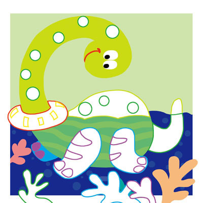 DIY立体小贴画 恐龙世界