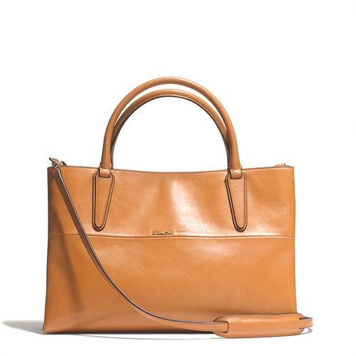 coach蔻驰/寇驰saffiano女包手提斜跨包32285专柜正品_32291棕色