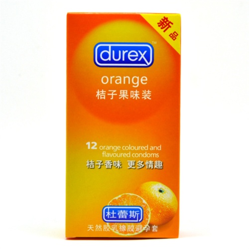 杜蕾斯橘子果味避孕套12只装-营养/保健/成人-手机当当网