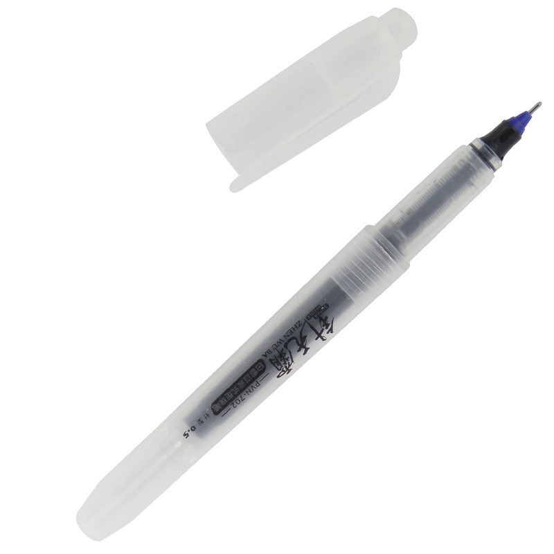 白雪文具pvn-702 直液式走珠笔大容量超长书写中考高考*笔_蓝色