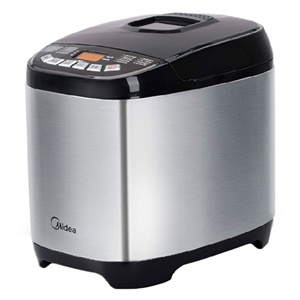 【当当自营】 midea美的 ahs20ac-pasy 面包机 不锈钢拉丝外壳 18大