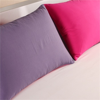 espresso爱思巴苏家纺 爱思巴苏纯色拼色全棉枕套 枕套全棉一对/枕套