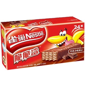 Nestle 雀巢 巧克力味夹心威化（24条*20克）