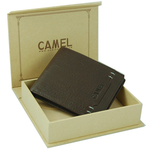 美国骆驼牌咖啡色横款时尚钱夹08047-3